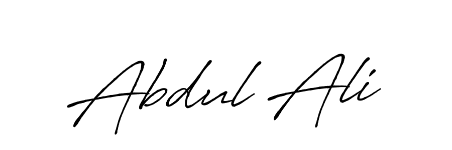 Design your own signature with our free online signature maker. With this signature software, you can create a handwritten (Antro_Vectra_Bolder) signature for name Abdul Ali. Abdul Ali signature style 7 images and pictures png