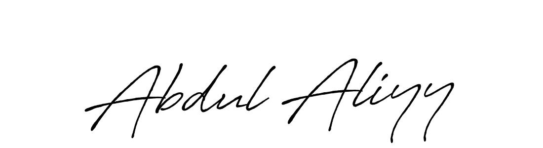 Abdul Aliyy stylish signature style. Best Handwritten Sign (Antro_Vectra_Bolder) for my name. Handwritten Signature Collection Ideas for my name Abdul Aliyy. Abdul Aliyy signature style 7 images and pictures png