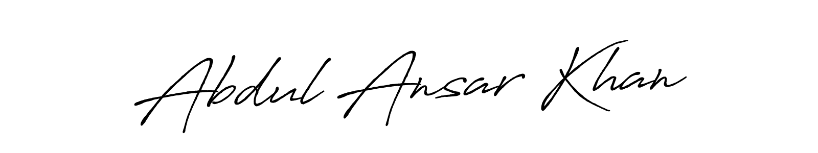 Also You can easily find your signature by using the search form. We will create Abdul Ansar Khan name handwritten signature images for you free of cost using Antro_Vectra_Bolder sign style. Abdul Ansar Khan signature style 7 images and pictures png
