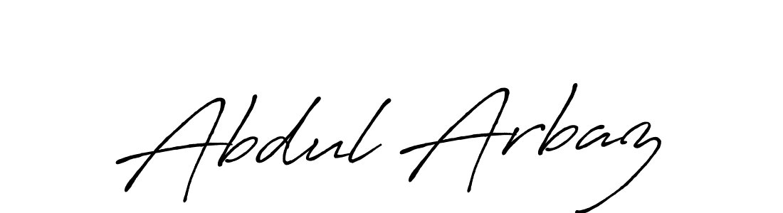 The best way (Antro_Vectra_Bolder) to make a short signature is to pick only two or three words in your name. The name Abdul Arbaz include a total of six letters. For converting this name. Abdul Arbaz signature style 7 images and pictures png