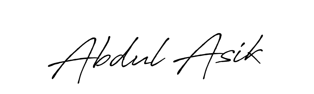 It looks lik you need a new signature style for name Abdul Asik. Design unique handwritten (Antro_Vectra_Bolder) signature with our free signature maker in just a few clicks. Abdul Asik signature style 7 images and pictures png