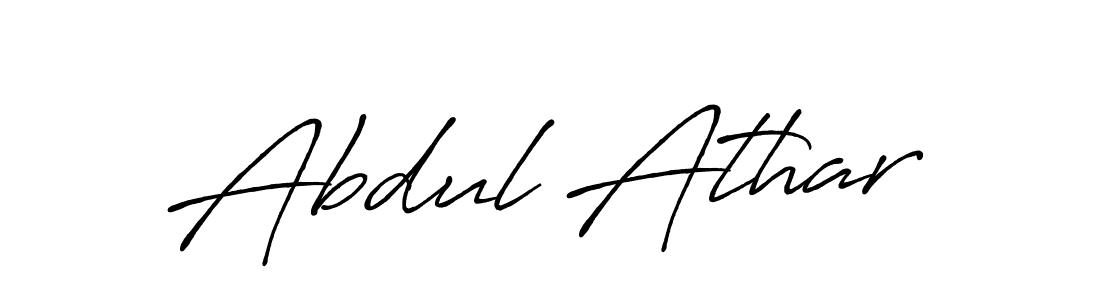 The best way (Antro_Vectra_Bolder) to make a short signature is to pick only two or three words in your name. The name Abdul Athar include a total of six letters. For converting this name. Abdul Athar signature style 7 images and pictures png