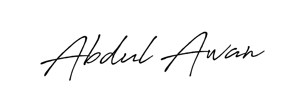 if you are searching for the best signature style for your name Abdul Awan. so please give up your signature search. here we have designed multiple signature styles  using Antro_Vectra_Bolder. Abdul Awan signature style 7 images and pictures png