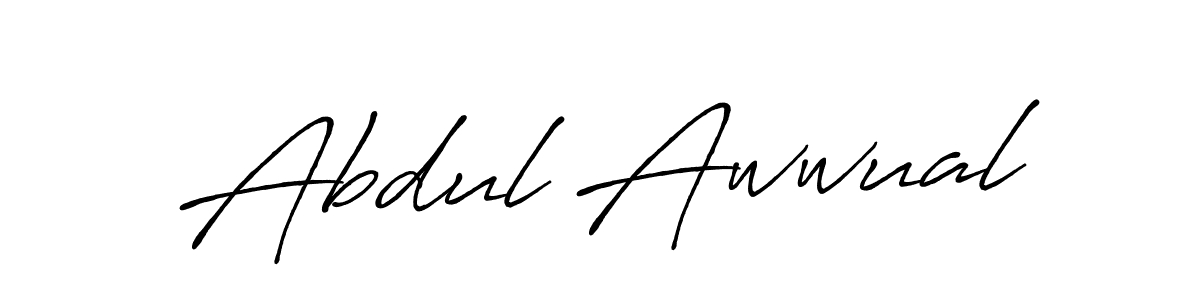 This is the best signature style for the Abdul Awwual name. Also you like these signature font (Antro_Vectra_Bolder). Mix name signature. Abdul Awwual signature style 7 images and pictures png
