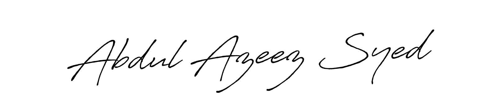 How to make Abdul Azeez Syed signature? Antro_Vectra_Bolder is a professional autograph style. Create handwritten signature for Abdul Azeez Syed name. Abdul Azeez Syed signature style 7 images and pictures png