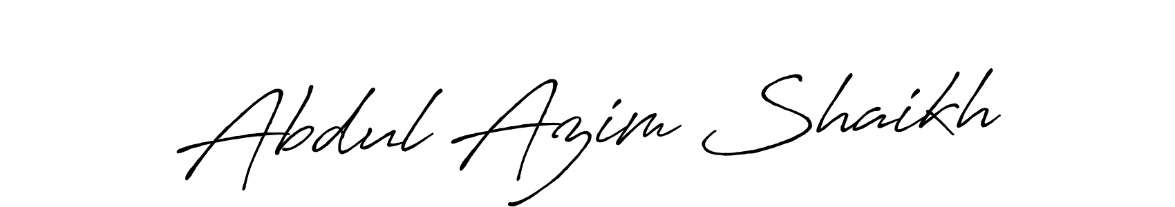 You should practise on your own different ways (Antro_Vectra_Bolder) to write your name (Abdul Azim Shaikh) in signature. don't let someone else do it for you. Abdul Azim Shaikh signature style 7 images and pictures png