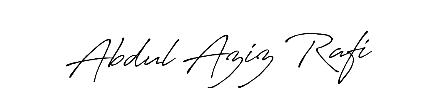 Abdul Aziz Rafi stylish signature style. Best Handwritten Sign (Antro_Vectra_Bolder) for my name. Handwritten Signature Collection Ideas for my name Abdul Aziz Rafi. Abdul Aziz Rafi signature style 7 images and pictures png