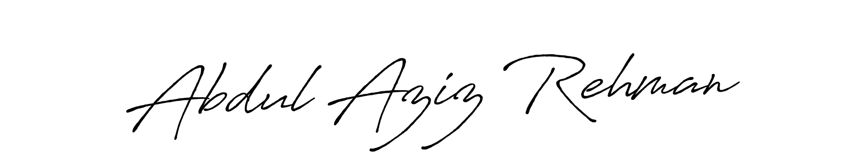 Also You can easily find your signature by using the search form. We will create Abdul Aziz Rehman name handwritten signature images for you free of cost using Antro_Vectra_Bolder sign style. Abdul Aziz Rehman signature style 7 images and pictures png