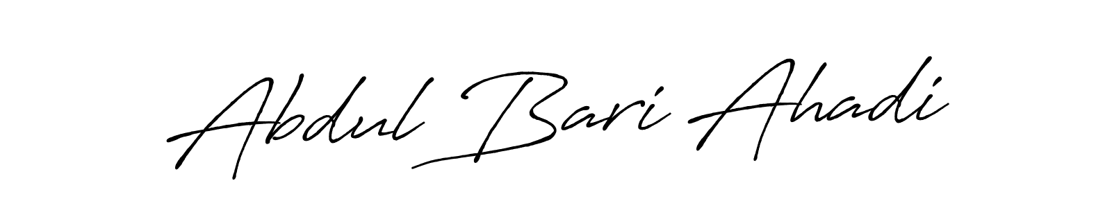 See photos of Abdul Bari Ahadi official signature by Spectra . Check more albums & portfolios. Read reviews & check more about Antro_Vectra_Bolder font. Abdul Bari Ahadi signature style 7 images and pictures png