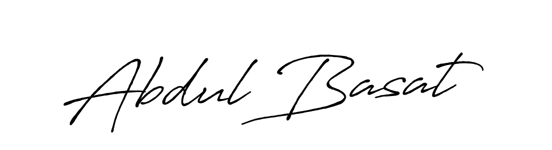 Use a signature maker to create a handwritten signature online. With this signature software, you can design (Antro_Vectra_Bolder) your own signature for name Abdul Basat. Abdul Basat signature style 7 images and pictures png