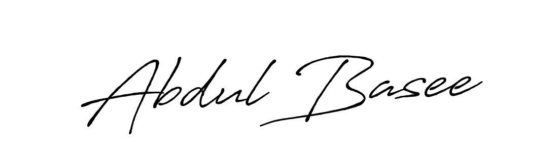Abdul Basee stylish signature style. Best Handwritten Sign (Antro_Vectra_Bolder) for my name. Handwritten Signature Collection Ideas for my name Abdul Basee. Abdul Basee signature style 7 images and pictures png
