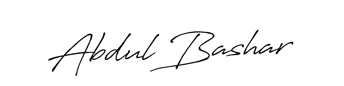 Also we have Abdul Bashar name is the best signature style. Create professional handwritten signature collection using Antro_Vectra_Bolder autograph style. Abdul Bashar signature style 7 images and pictures png