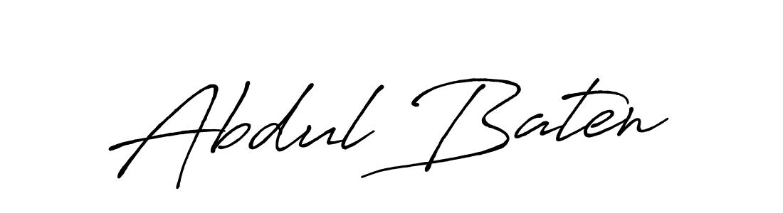 Design your own signature with our free online signature maker. With this signature software, you can create a handwritten (Antro_Vectra_Bolder) signature for name Abdul Baten. Abdul Baten signature style 7 images and pictures png