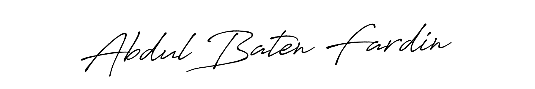 Also we have Abdul Baten Fardin name is the best signature style. Create professional handwritten signature collection using Antro_Vectra_Bolder autograph style. Abdul Baten Fardin signature style 7 images and pictures png