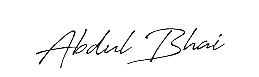 Similarly Antro_Vectra_Bolder is the best handwritten signature design. Signature creator online .You can use it as an online autograph creator for name Abdul Bhai. Abdul Bhai signature style 7 images and pictures png