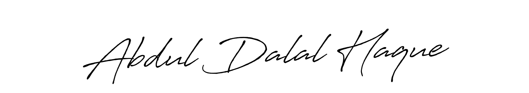 Create a beautiful signature design for name Abdul Dalal Haque. With this signature (Antro_Vectra_Bolder) fonts, you can make a handwritten signature for free. Abdul Dalal Haque signature style 7 images and pictures png
