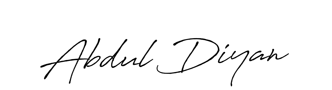Also we have Abdul Diyan name is the best signature style. Create professional handwritten signature collection using Antro_Vectra_Bolder autograph style. Abdul Diyan signature style 7 images and pictures png