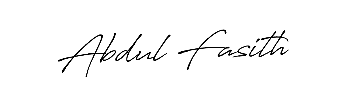 Design your own signature with our free online signature maker. With this signature software, you can create a handwritten (Antro_Vectra_Bolder) signature for name Abdul Fasith. Abdul Fasith signature style 7 images and pictures png