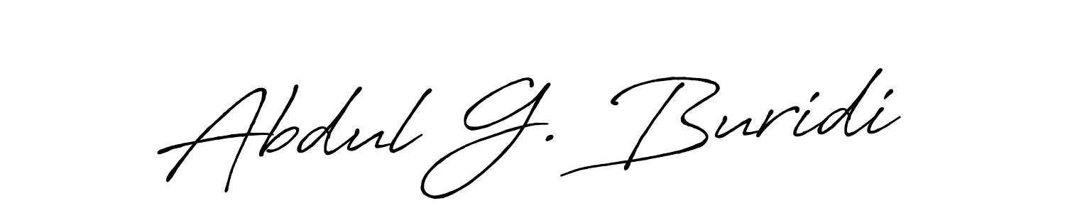 Similarly Antro_Vectra_Bolder is the best handwritten signature design. Signature creator online .You can use it as an online autograph creator for name Abdul G. Buridi. Abdul G. Buridi signature style 7 images and pictures png