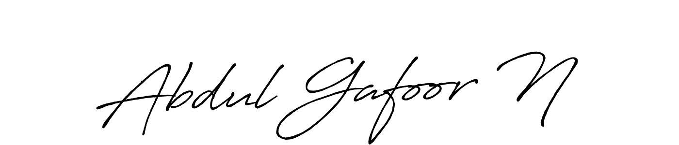 This is the best signature style for the Abdul Gafoor N name. Also you like these signature font (Antro_Vectra_Bolder). Mix name signature. Abdul Gafoor N signature style 7 images and pictures png