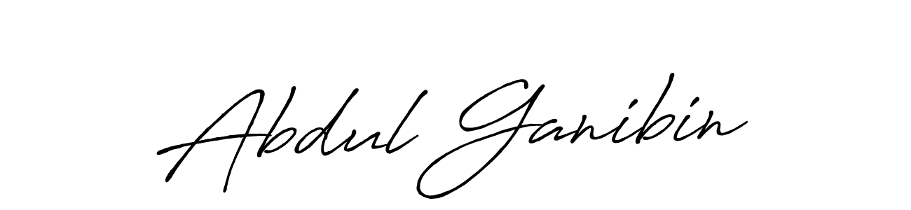 Once you've used our free online signature maker to create your best signature Antro_Vectra_Bolder style, it's time to enjoy all of the benefits that Abdul Ganibin name signing documents. Abdul Ganibin signature style 7 images and pictures png