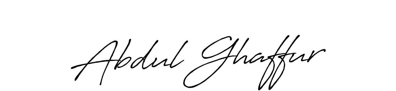 Make a beautiful signature design for name Abdul Ghaffur. With this signature (Antro_Vectra_Bolder) style, you can create a handwritten signature for free. Abdul Ghaffur signature style 7 images and pictures png