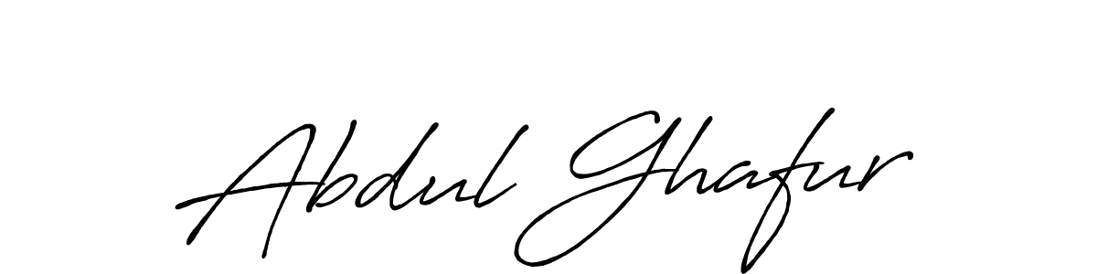 Create a beautiful signature design for name Abdul Ghafur. With this signature (Antro_Vectra_Bolder) fonts, you can make a handwritten signature for free. Abdul Ghafur signature style 7 images and pictures png