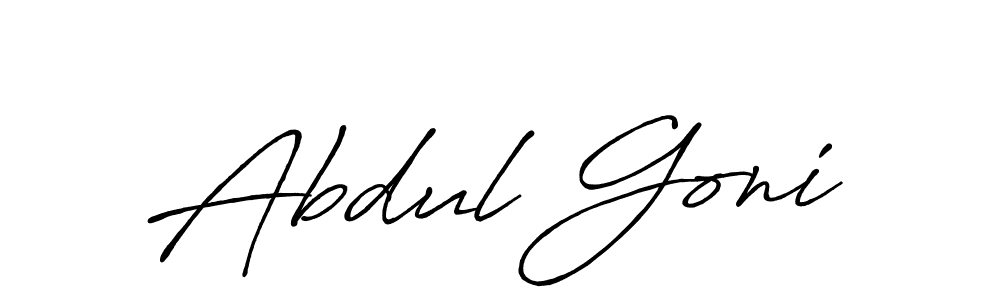 How to make Abdul Goni signature? Antro_Vectra_Bolder is a professional autograph style. Create handwritten signature for Abdul Goni name. Abdul Goni signature style 7 images and pictures png
