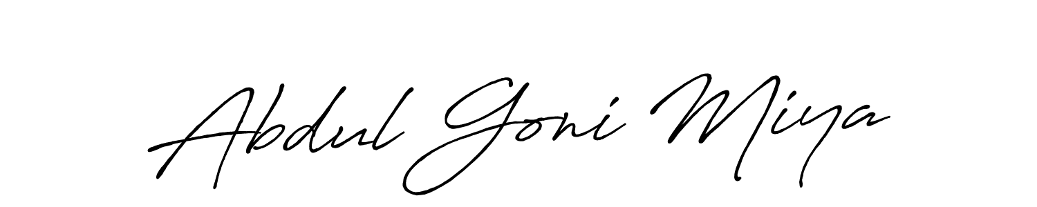 Make a short Abdul Goni Miya signature style. Manage your documents anywhere anytime using Antro_Vectra_Bolder. Create and add eSignatures, submit forms, share and send files easily. Abdul Goni Miya signature style 7 images and pictures png