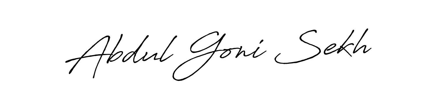 How to make Abdul Goni Sekh signature? Antro_Vectra_Bolder is a professional autograph style. Create handwritten signature for Abdul Goni Sekh name. Abdul Goni Sekh signature style 7 images and pictures png