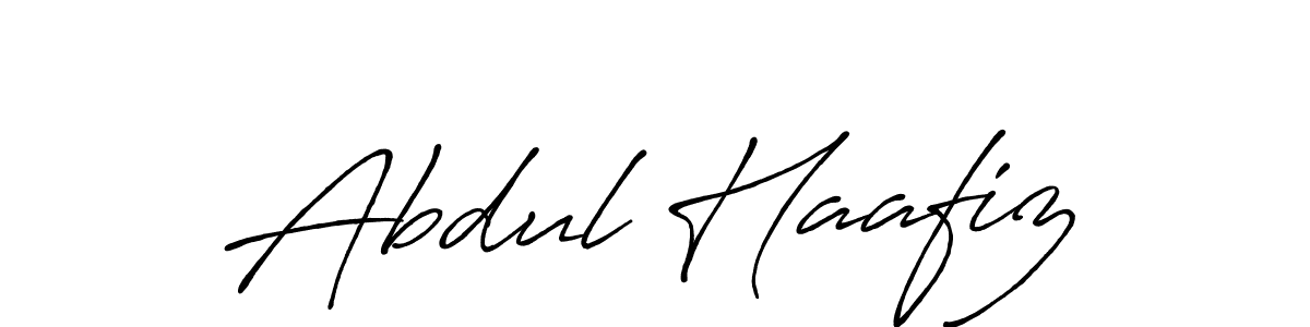 Use a signature maker to create a handwritten signature online. With this signature software, you can design (Antro_Vectra_Bolder) your own signature for name Abdul Haafiz. Abdul Haafiz signature style 7 images and pictures png