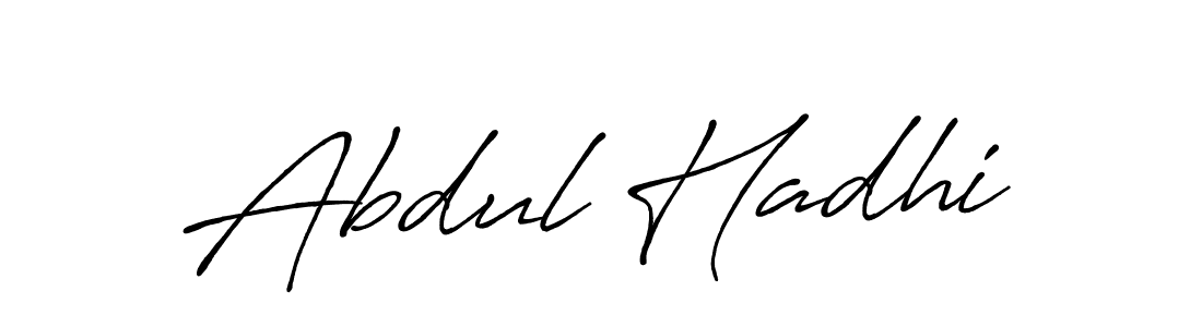 The best way (Antro_Vectra_Bolder) to make a short signature is to pick only two or three words in your name. The name Abdul Hadhi include a total of six letters. For converting this name. Abdul Hadhi signature style 7 images and pictures png
