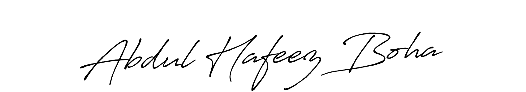 It looks lik you need a new signature style for name Abdul Hafeez Boha. Design unique handwritten (Antro_Vectra_Bolder) signature with our free signature maker in just a few clicks. Abdul Hafeez Boha signature style 7 images and pictures png