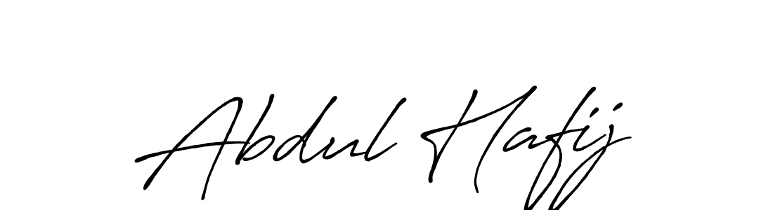 Use a signature maker to create a handwritten signature online. With this signature software, you can design (Antro_Vectra_Bolder) your own signature for name Abdul Hafij. Abdul Hafij signature style 7 images and pictures png