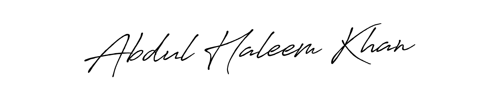 Abdul Haleem Khan stylish signature style. Best Handwritten Sign (Antro_Vectra_Bolder) for my name. Handwritten Signature Collection Ideas for my name Abdul Haleem Khan. Abdul Haleem Khan signature style 7 images and pictures png