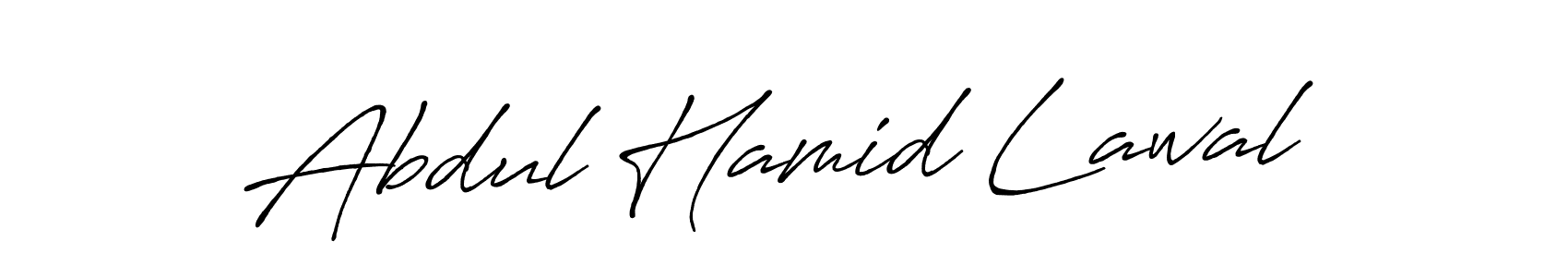 Design your own signature with our free online signature maker. With this signature software, you can create a handwritten (Antro_Vectra_Bolder) signature for name Abdul Hamid Lawal. Abdul Hamid Lawal signature style 7 images and pictures png