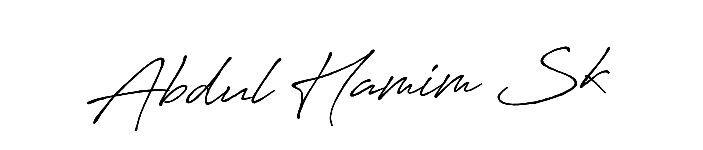 This is the best signature style for the Abdul Hamim Sk name. Also you like these signature font (Antro_Vectra_Bolder). Mix name signature. Abdul Hamim Sk signature style 7 images and pictures png