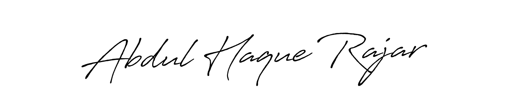 Design your own signature with our free online signature maker. With this signature software, you can create a handwritten (Antro_Vectra_Bolder) signature for name Abdul Haque Rajar. Abdul Haque Rajar signature style 7 images and pictures png