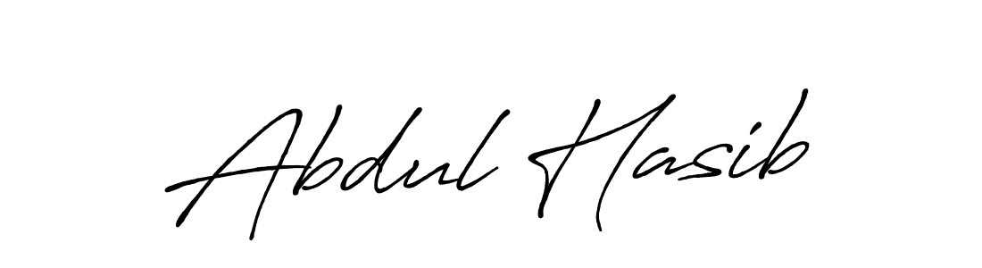Use a signature maker to create a handwritten signature online. With this signature software, you can design (Antro_Vectra_Bolder) your own signature for name Abdul Hasib. Abdul Hasib signature style 7 images and pictures png