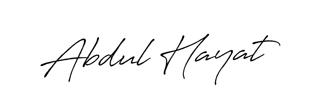 Also You can easily find your signature by using the search form. We will create Abdul Hayat name handwritten signature images for you free of cost using Antro_Vectra_Bolder sign style. Abdul Hayat signature style 7 images and pictures png