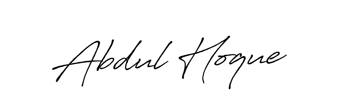 Abdul Hoque stylish signature style. Best Handwritten Sign (Antro_Vectra_Bolder) for my name. Handwritten Signature Collection Ideas for my name Abdul Hoque. Abdul Hoque signature style 7 images and pictures png