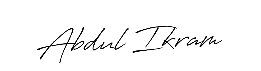 It looks lik you need a new signature style for name Abdul Ikram. Design unique handwritten (Antro_Vectra_Bolder) signature with our free signature maker in just a few clicks. Abdul Ikram signature style 7 images and pictures png