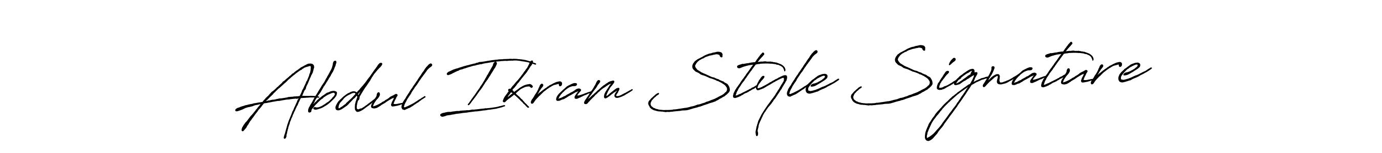 Make a beautiful signature design for name Abdul Ikram Style Signature. With this signature (Antro_Vectra_Bolder) style, you can create a handwritten signature for free. Abdul Ikram Style Signature signature style 7 images and pictures png