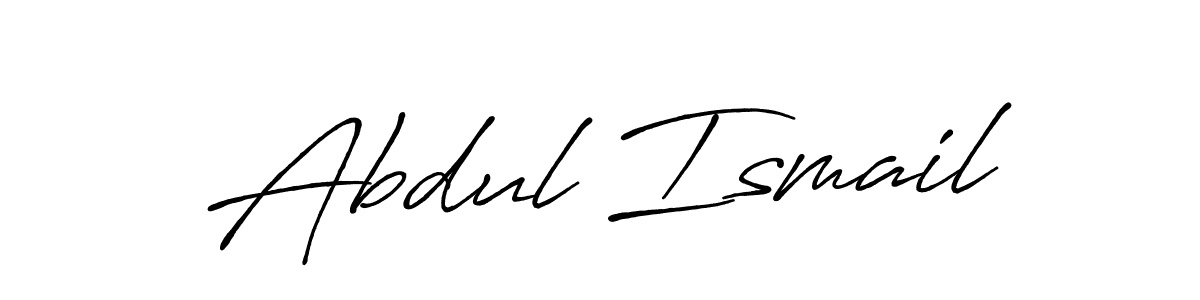 How to make Abdul Ismail signature? Antro_Vectra_Bolder is a professional autograph style. Create handwritten signature for Abdul Ismail name. Abdul Ismail signature style 7 images and pictures png