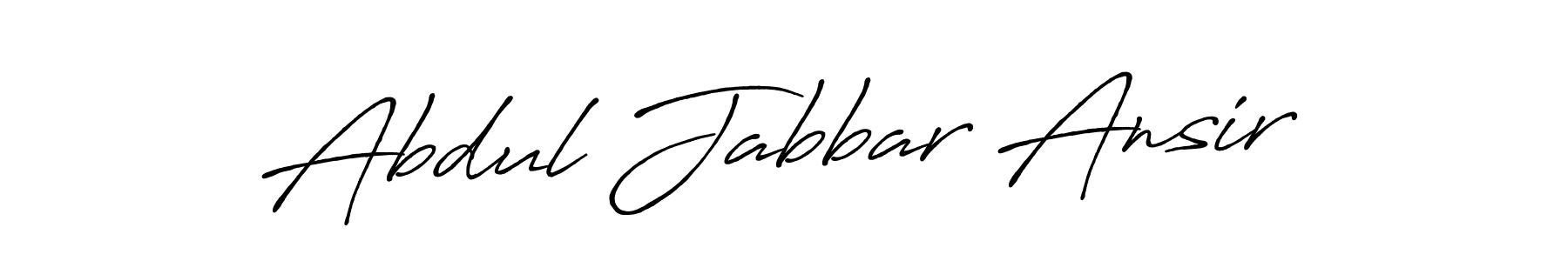 Best and Professional Signature Style for Abdul Jabbar Ansir. Antro_Vectra_Bolder Best Signature Style Collection. Abdul Jabbar Ansir signature style 7 images and pictures png