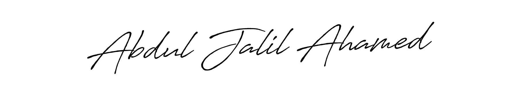 How to make Abdul Jalil Ahamed name signature. Use Antro_Vectra_Bolder style for creating short signs online. This is the latest handwritten sign. Abdul Jalil Ahamed signature style 7 images and pictures png