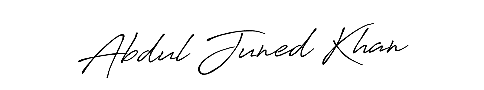 Make a short Abdul Juned Khan signature style. Manage your documents anywhere anytime using Antro_Vectra_Bolder. Create and add eSignatures, submit forms, share and send files easily. Abdul Juned Khan signature style 7 images and pictures png
