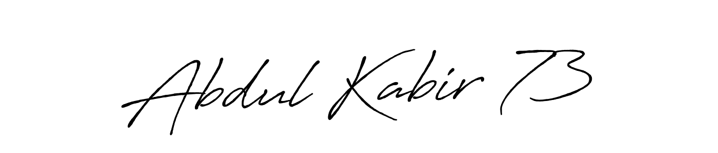 Once you've used our free online signature maker to create your best signature Antro_Vectra_Bolder style, it's time to enjoy all of the benefits that Abdul Kabir 73 name signing documents. Abdul Kabir 73 signature style 7 images and pictures png