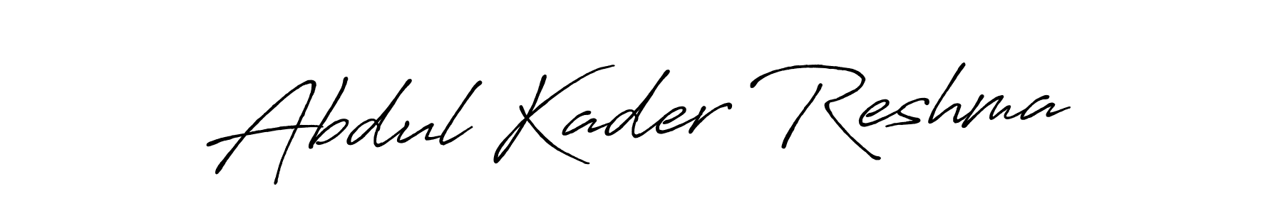 How to make Abdul Kader Reshma signature? Antro_Vectra_Bolder is a professional autograph style. Create handwritten signature for Abdul Kader Reshma name. Abdul Kader Reshma signature style 7 images and pictures png