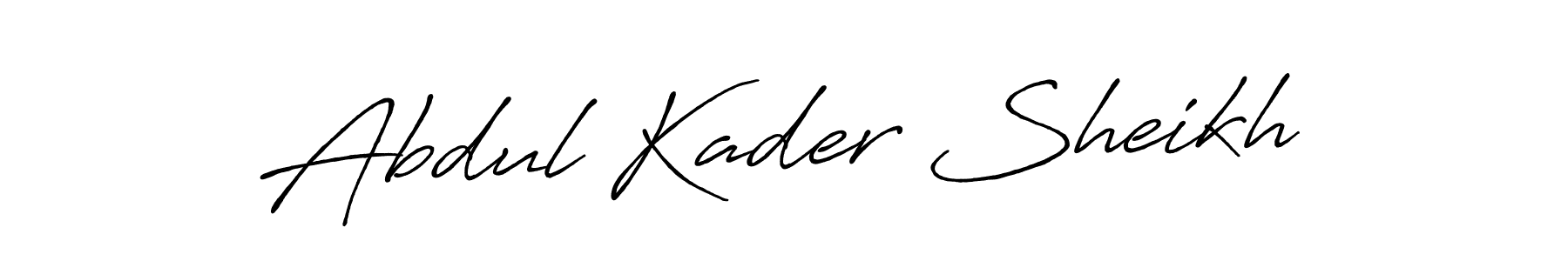 Similarly Antro_Vectra_Bolder is the best handwritten signature design. Signature creator online .You can use it as an online autograph creator for name Abdul Kader Sheikh. Abdul Kader Sheikh signature style 7 images and pictures png